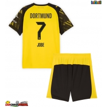 Camisa de Futebol Borussia Dortmund Jobe Bellingham #7 Equipamento Principal Infantil 2025-26 Manga Curta (+ Calças curtas)